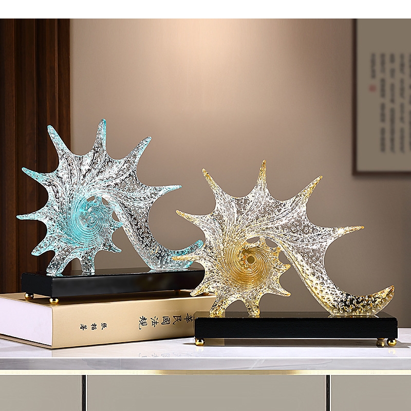 Luxury Lifestyle Items - Light Luxury Starfish Sculpture Foyer Decoration