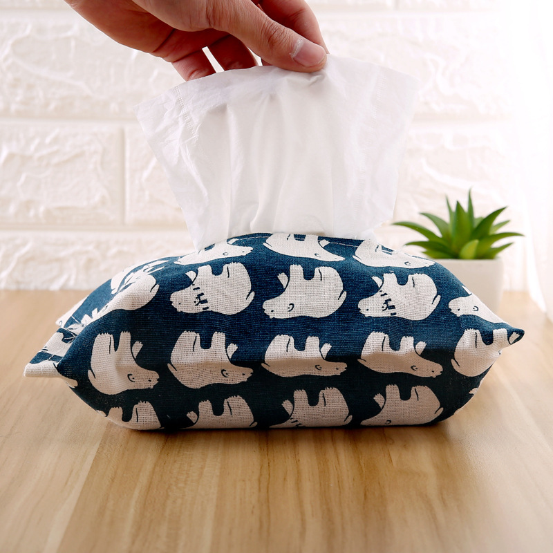 Cotton linen Tissue Box Car Ti - огляд і ціна Linen Napkin Set