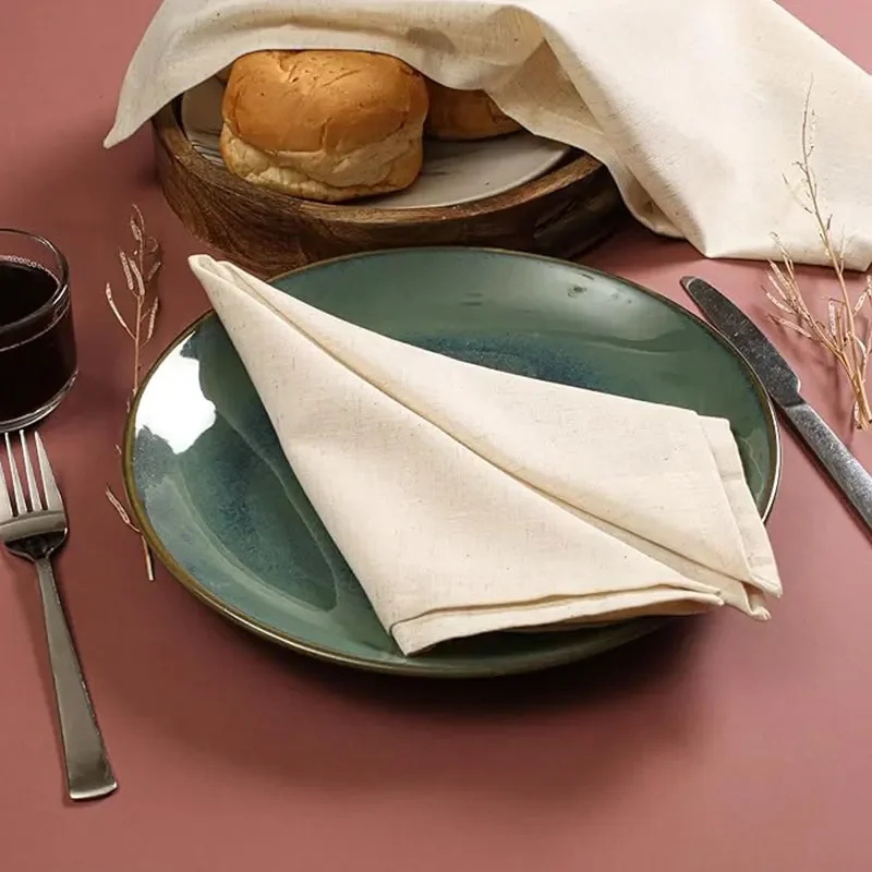 Set of 6/10/12 30x30cm Linen N - огляд і ціна Linen Napkin Set